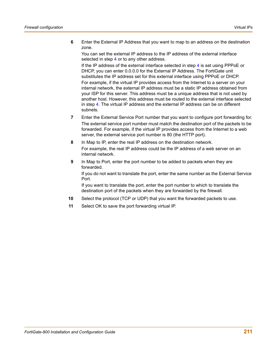 Fortinet FortiGate-800 User Manual | Page 211 / 336