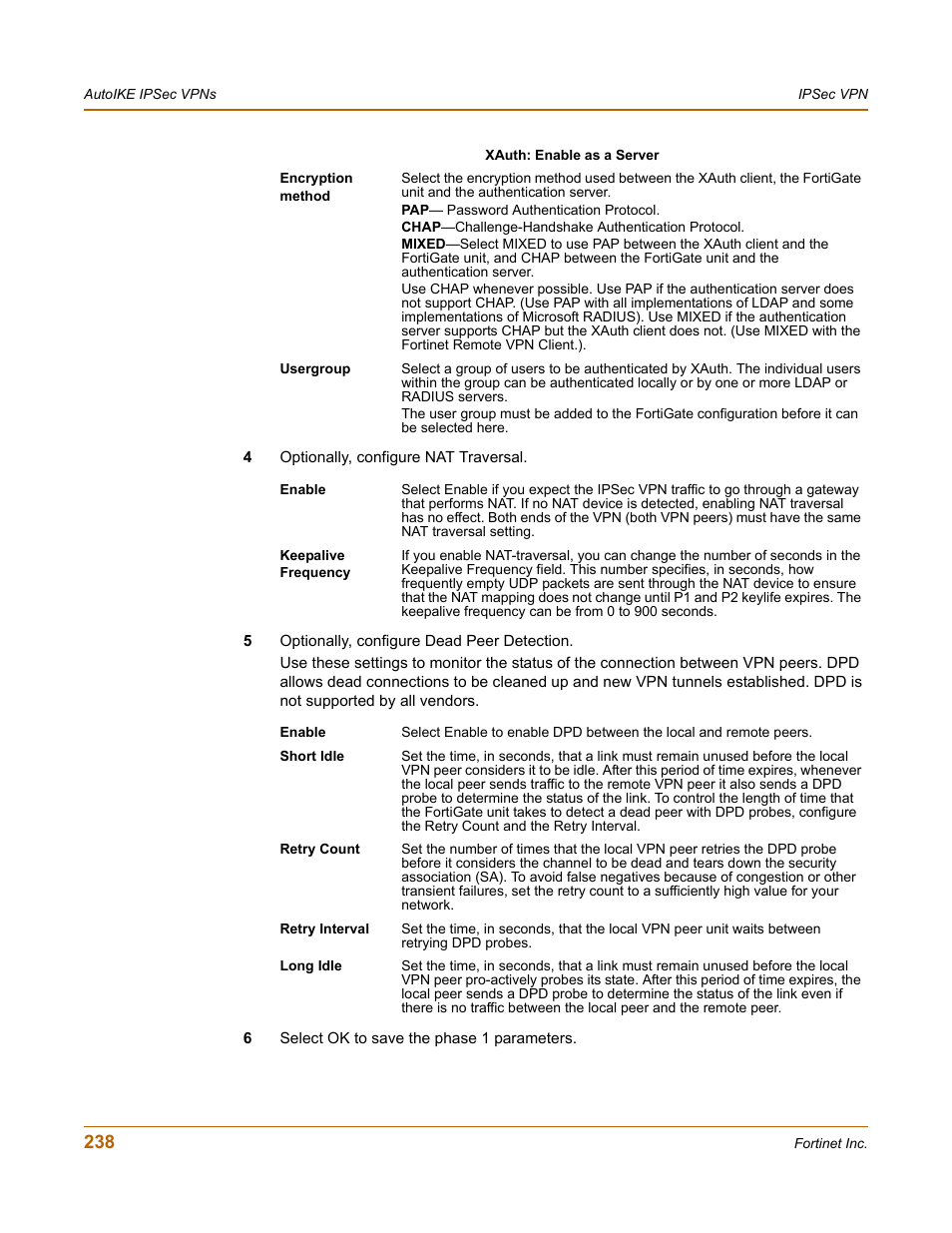 Fortinet FortiGate-800 User Manual | Page 238 / 336