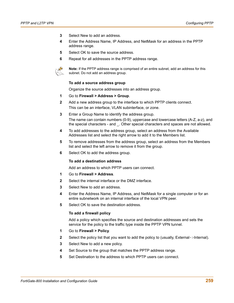 Fortinet FortiGate-800 User Manual | Page 259 / 336