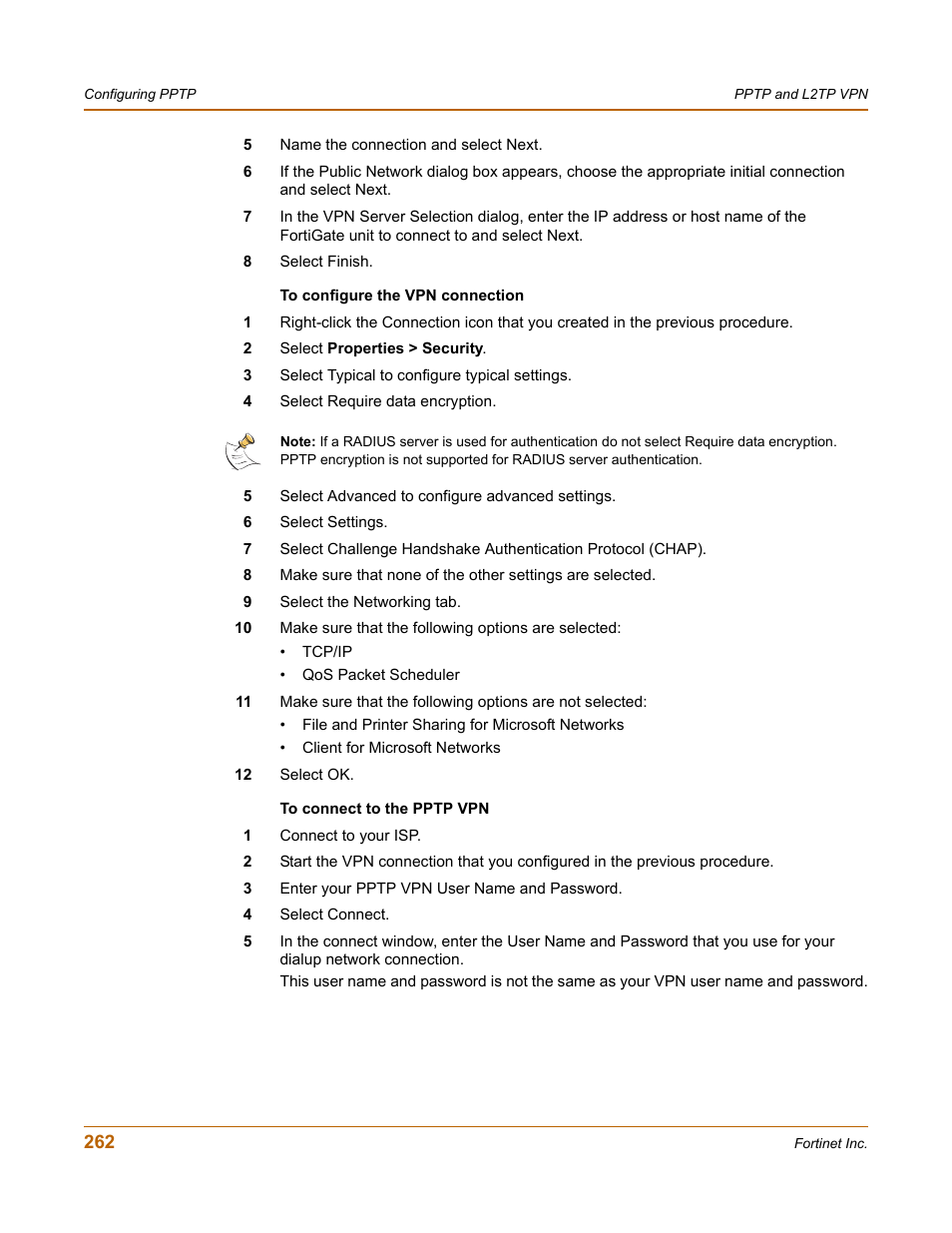 Fortinet FortiGate-800 User Manual | Page 262 / 336