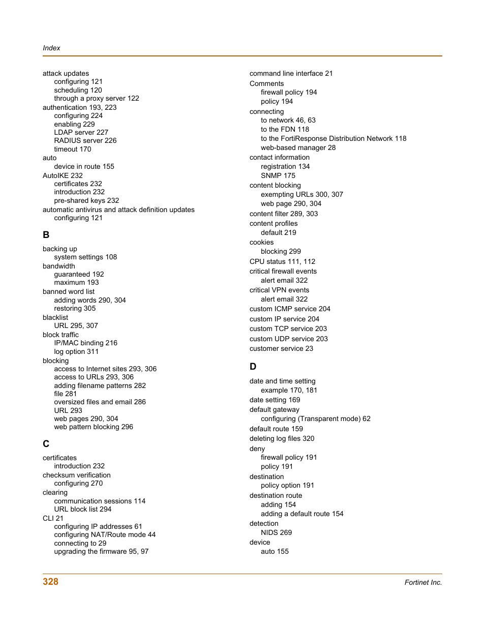 Fortinet FortiGate-800 User Manual | Page 328 / 336