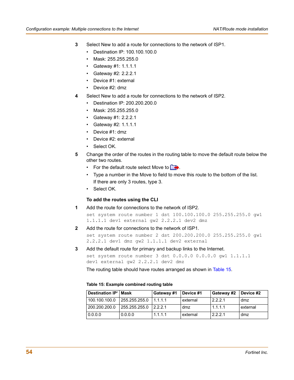 Fortinet FortiGate-800 User Manual | Page 54 / 336