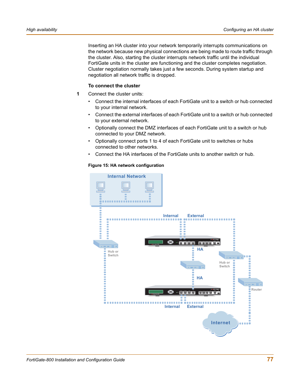 Fortinet FortiGate-800 User Manual | Page 77 / 336