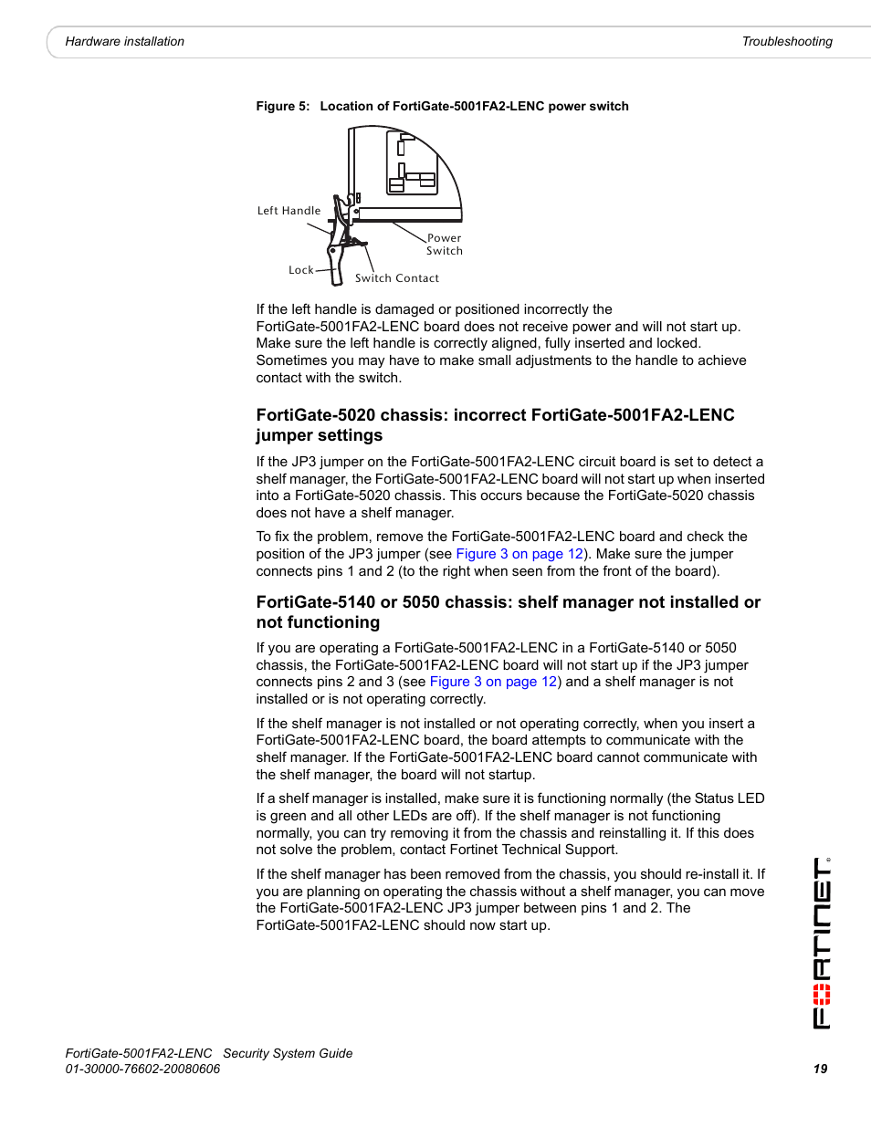 Fortinet FortiGate 5001FA2-LENC User Manual | Page 19 / 34