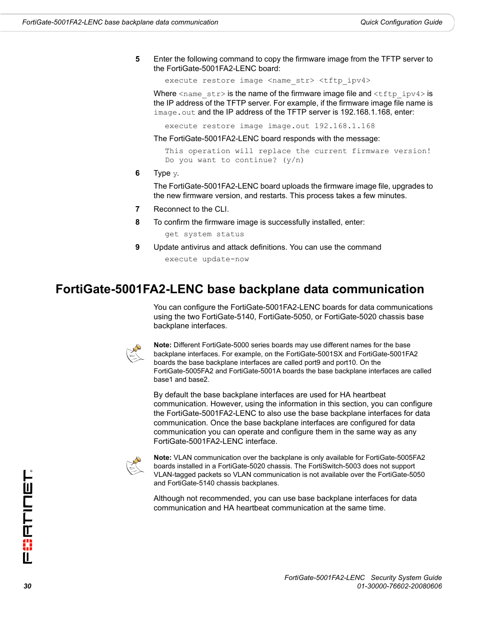 Fortinet FortiGate 5001FA2-LENC User Manual | Page 30 / 34