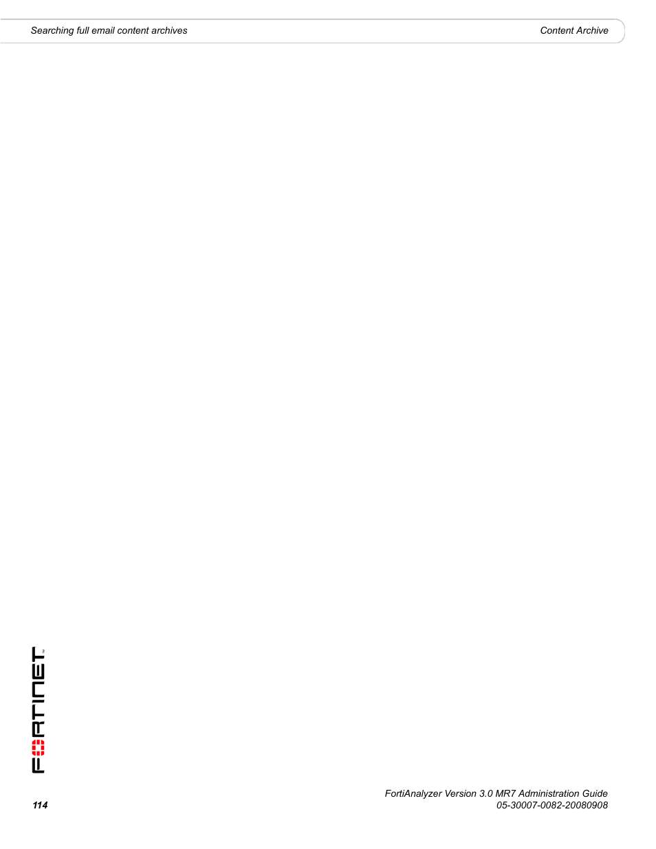 Fortinet FortiAnalyzer 3.0 MR7 User Manual | Page 116 / 234