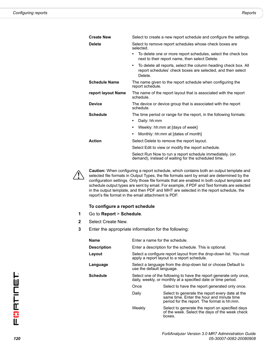 Fortinet FortiAnalyzer 3.0 MR7 User Manual | Page 124 / 234