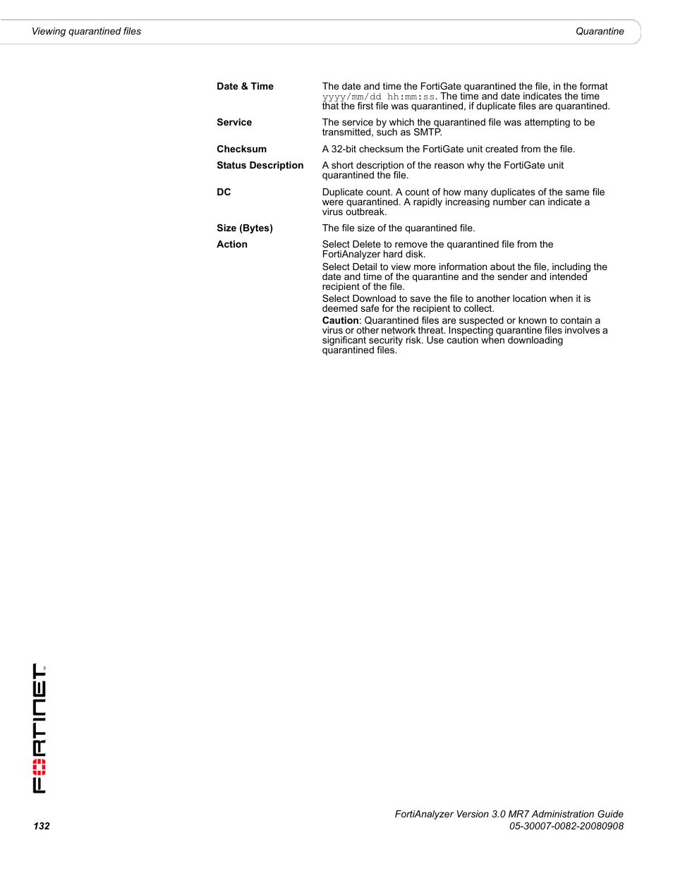 Fortinet FortiAnalyzer 3.0 MR7 User Manual | Page 140 / 234