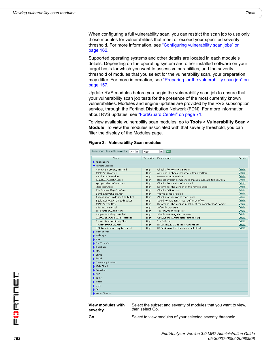 Fortinet FortiAnalyzer 3.0 MR7 User Manual | Page 172 / 234