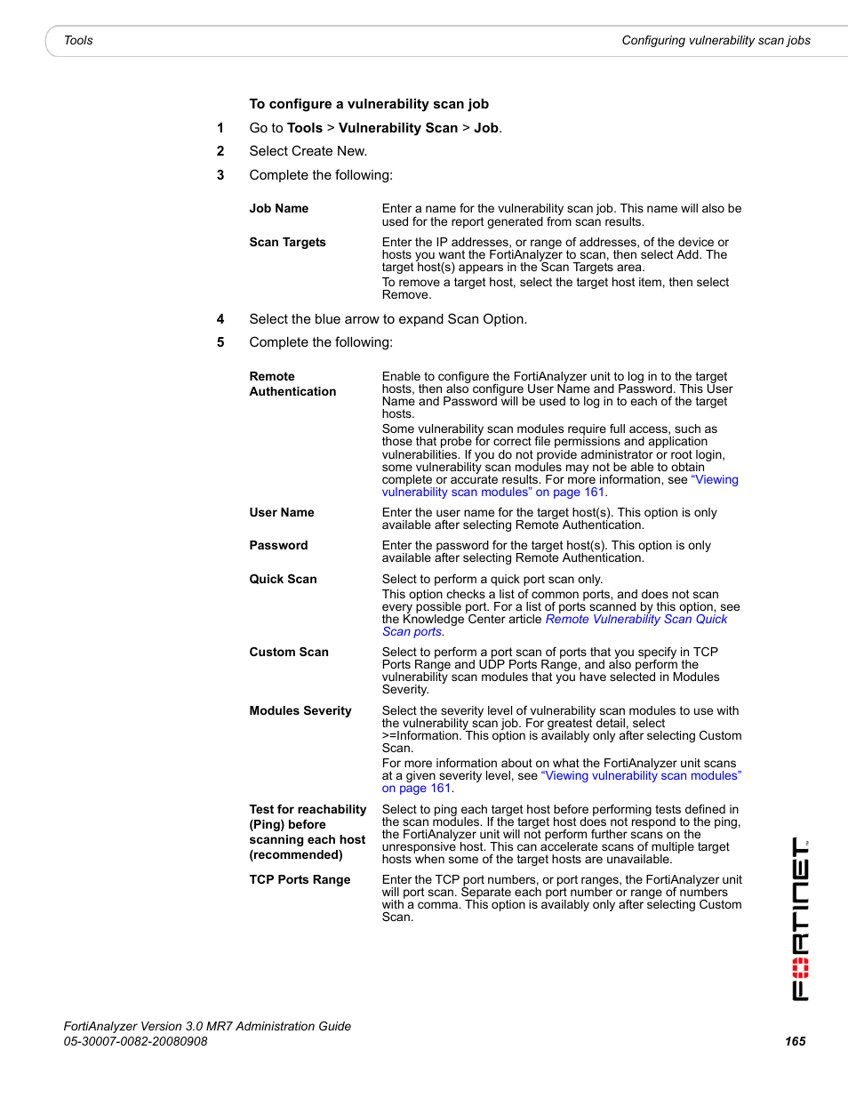 Fortinet FortiAnalyzer 3.0 MR7 User Manual | Page 175 / 234