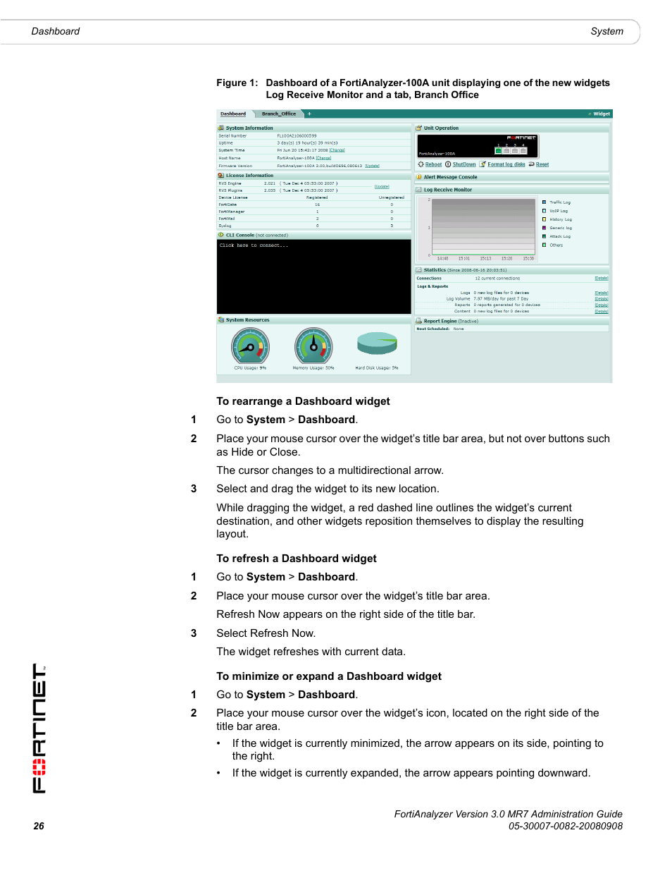 Fortinet FortiAnalyzer 3.0 MR7 User Manual | Page 26 / 234