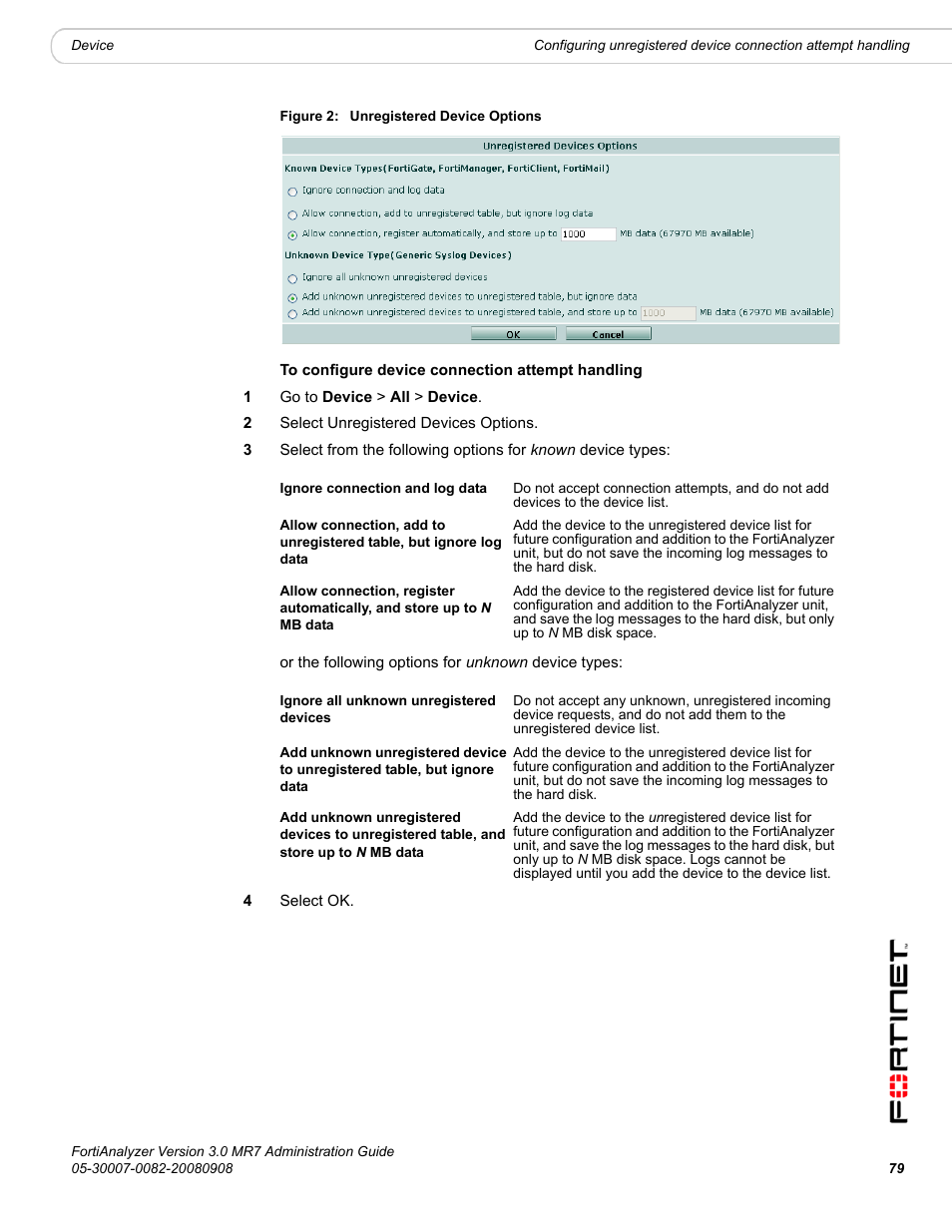 Fortinet FortiAnalyzer 3.0 MR7 User Manual | Page 81 / 234