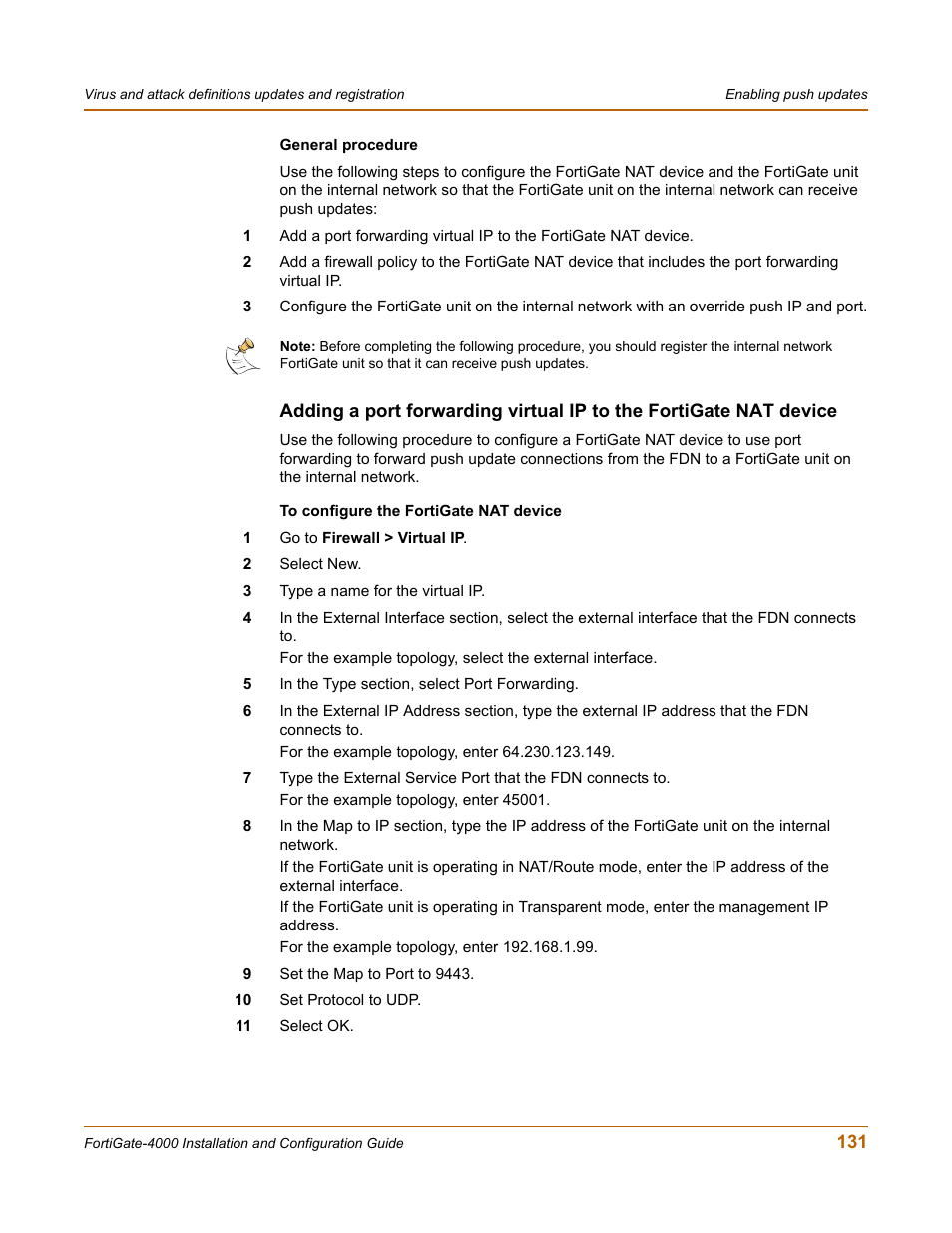 Fortinet FortiGate 4000 User Manual | Page 131 / 332