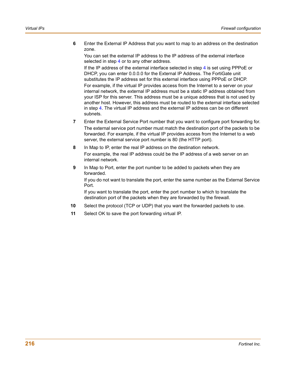 Fortinet FortiGate 4000 User Manual | Page 216 / 332