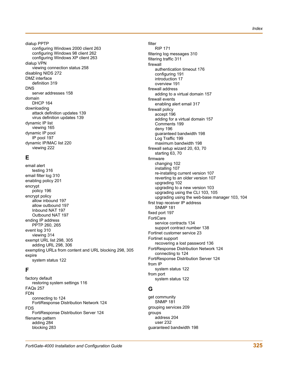 Fortinet FortiGate 4000 User Manual | Page 325 / 332