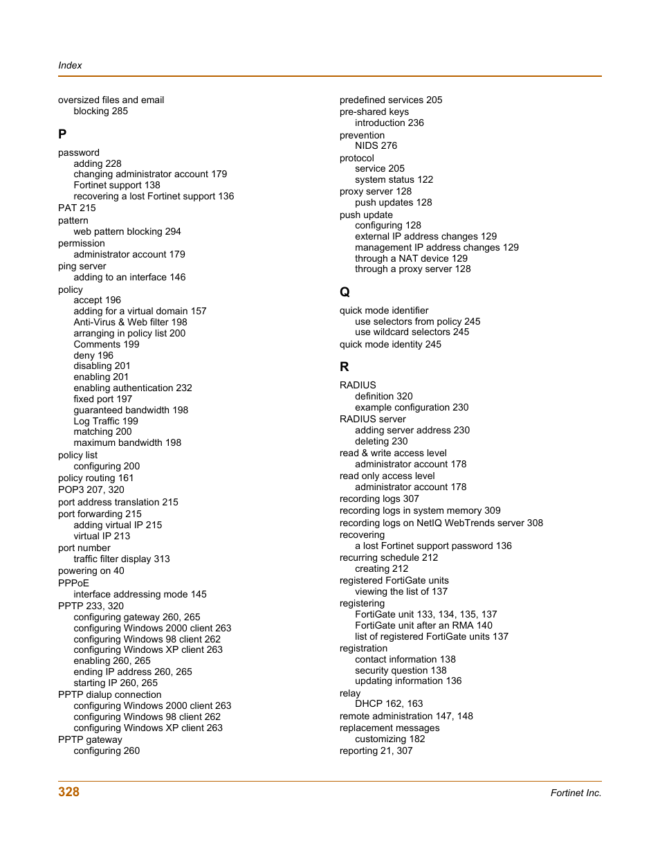 Fortinet FortiGate 4000 User Manual | Page 328 / 332