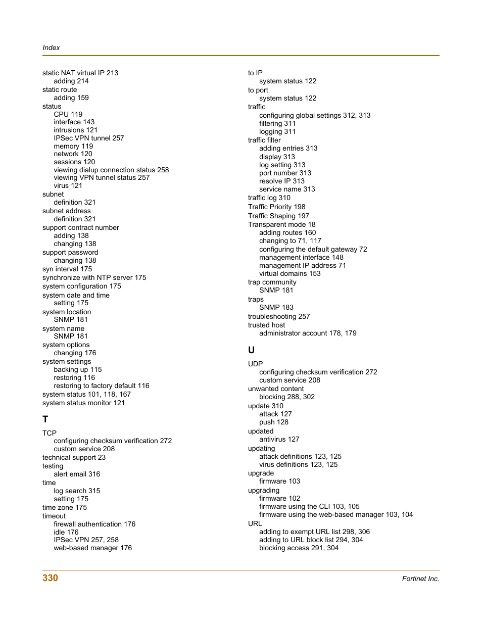 Fortinet FortiGate 4000 User Manual | Page 330 / 332