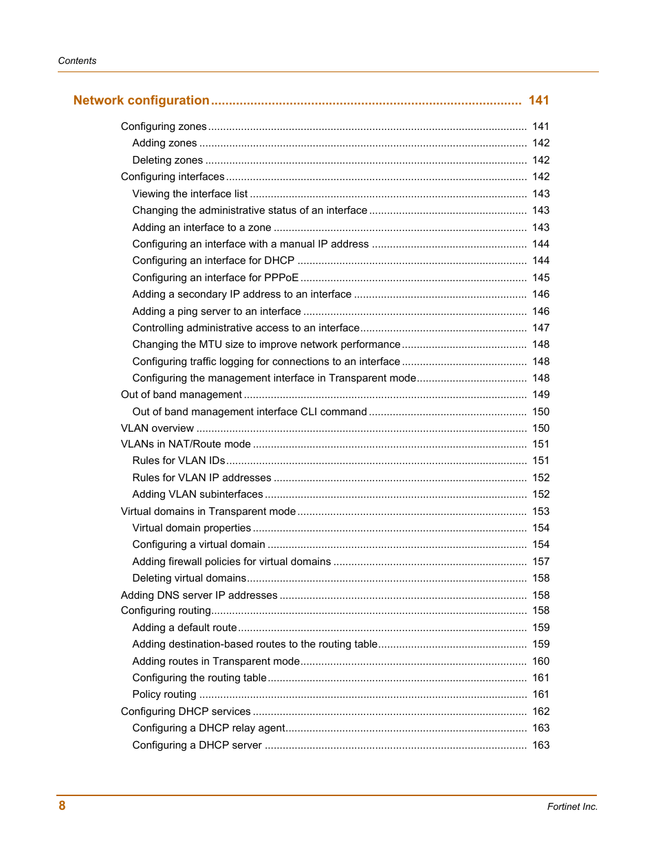 Fortinet FortiGate 4000 User Manual | Page 8 / 332