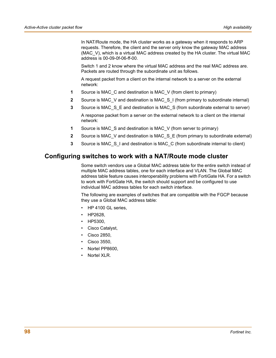 Fortinet FortiGate 4000 User Manual | Page 98 / 332