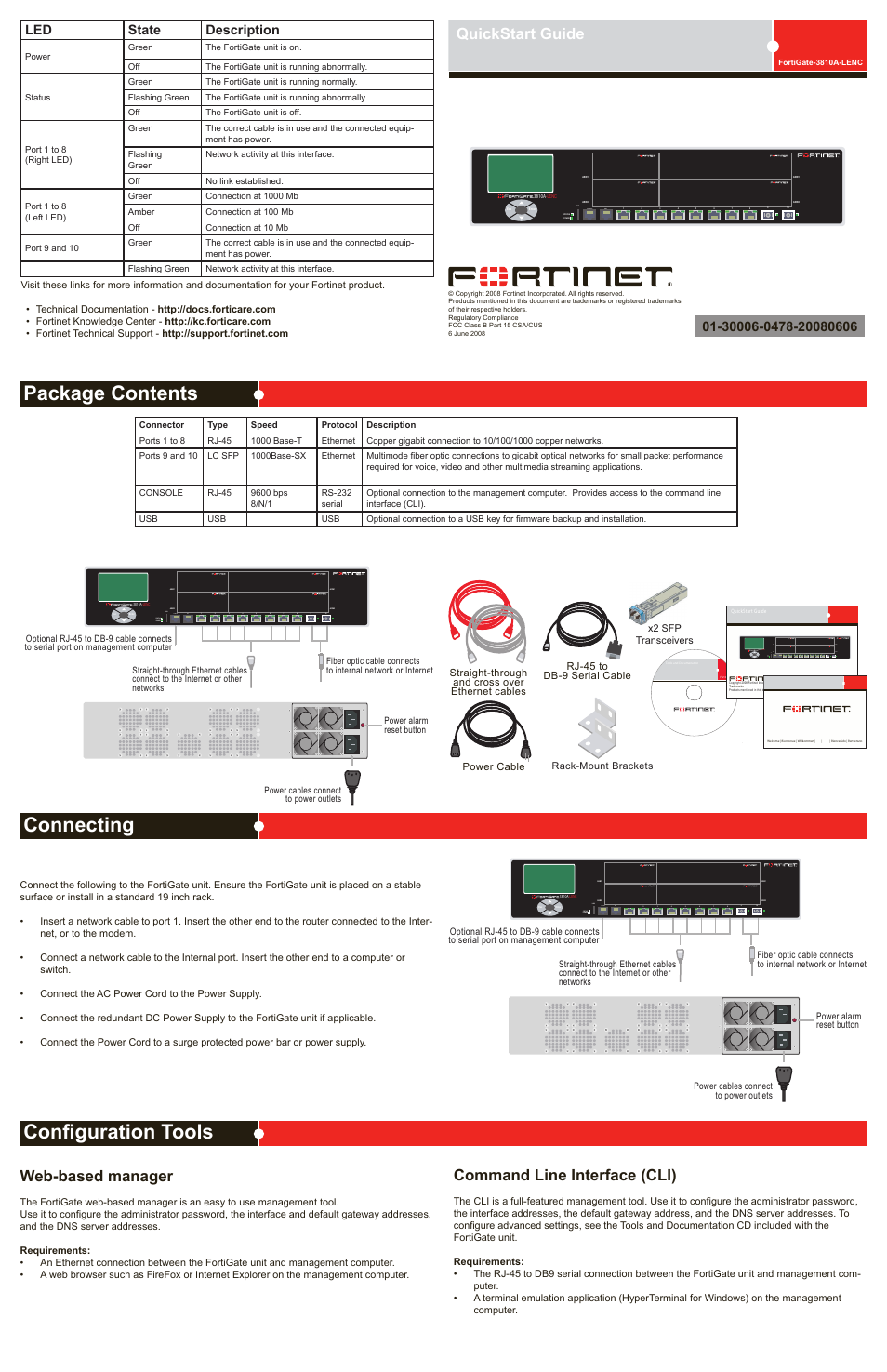 Fortinet FortiGate 3810A-LENC User Manual | 2 pages