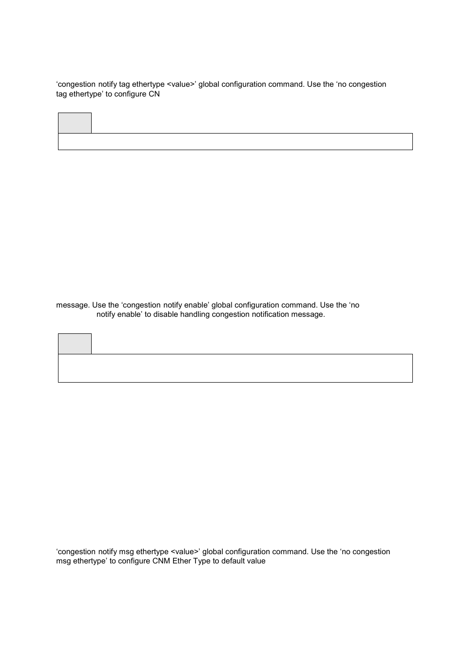 5 congestion-notify enable, 6 congestion-notify msg | Fortinet 548B User Manual | Page 149 / 969