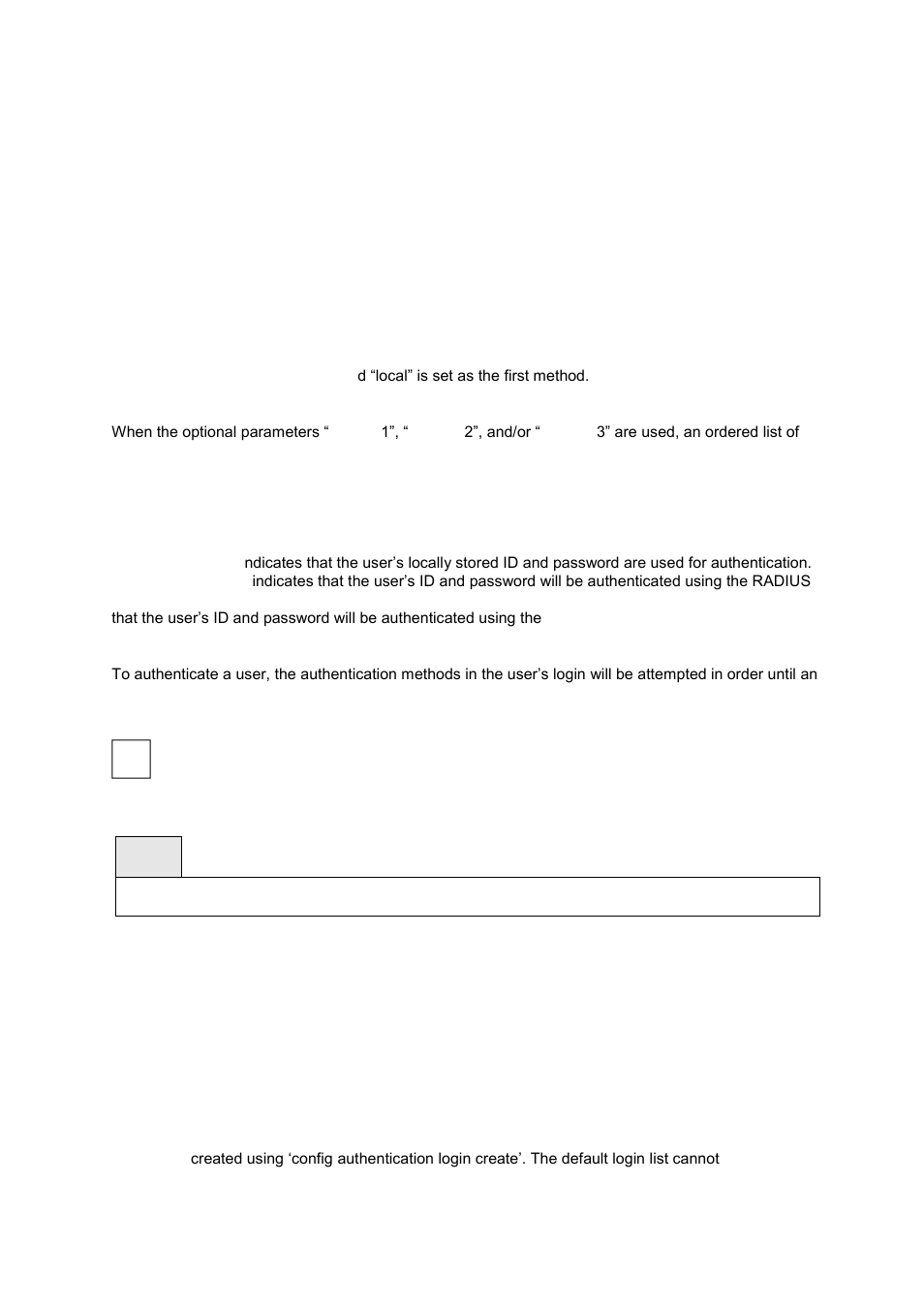 2 configuration commands, 1 authentication login | Fortinet 548B User Manual | Page 250 / 969