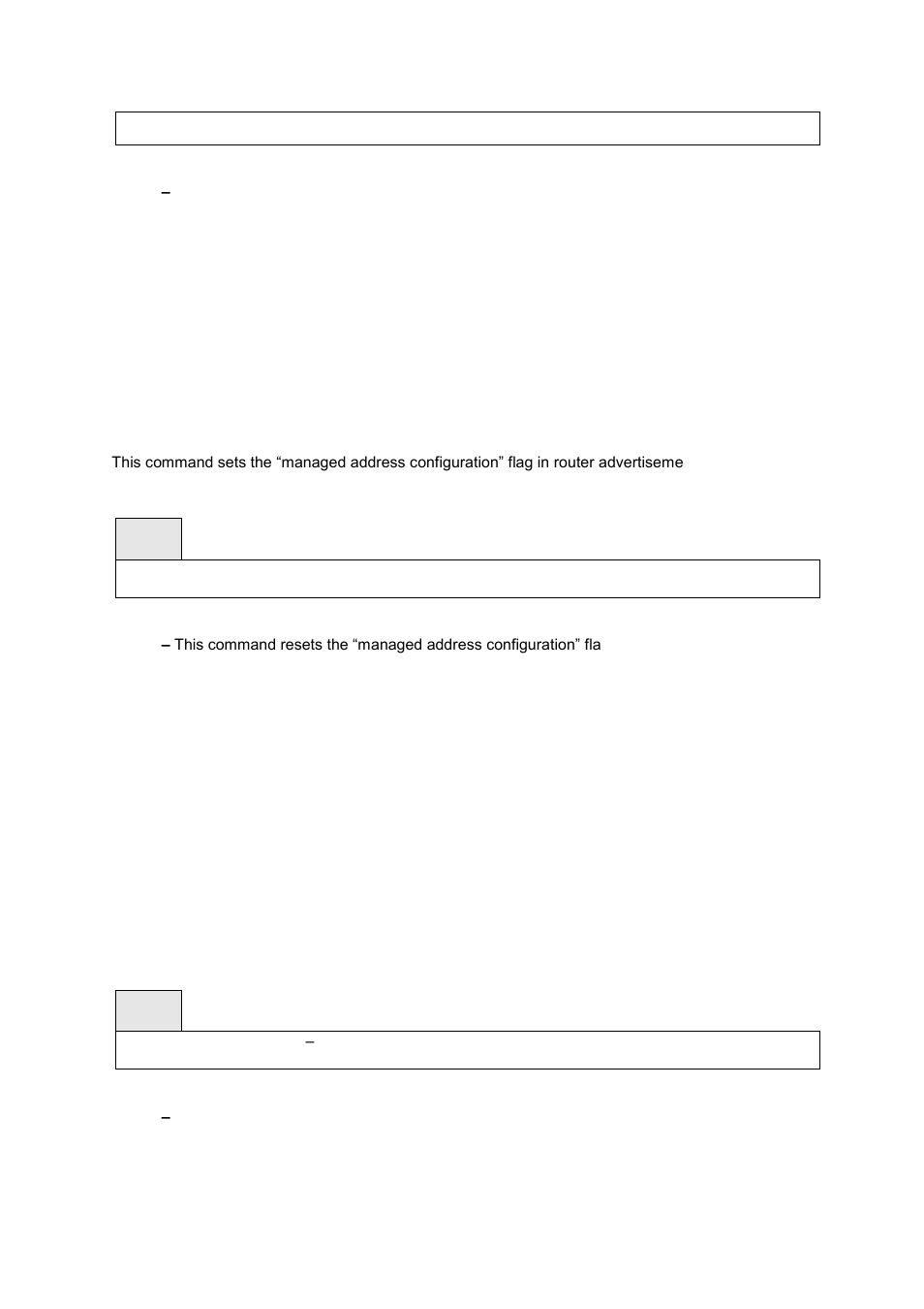 11 ipv6 nd managed-config-flag, 12 ipv6 nd ns-interval | Fortinet 548B User Manual | Page 561 / 969