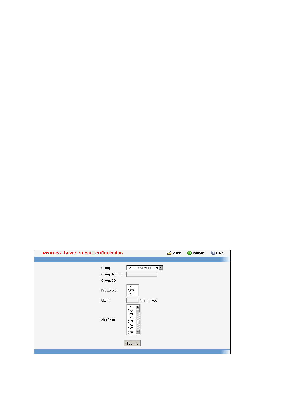 7 managing protocol-based vlan | Fortinet 548B User Manual | Page 715 / 969