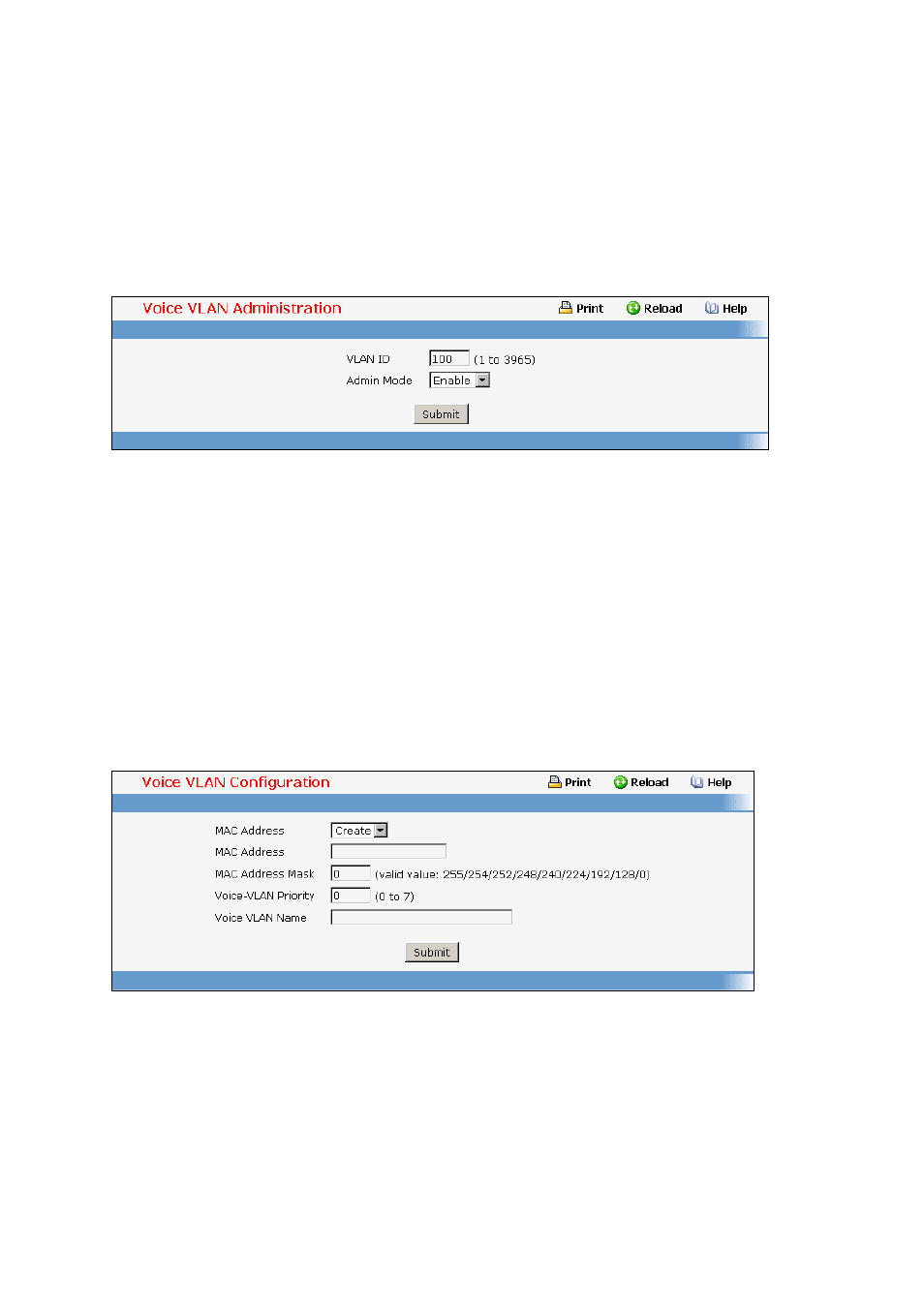 10 managing mac-based voice vlan | Fortinet 548B User Manual | Page 720 / 969