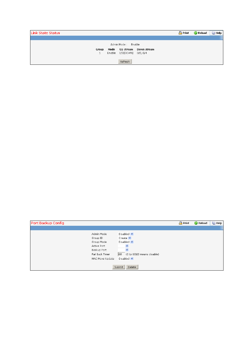 26 managing port-backup, 1 configuring port-backup configuration | Fortinet 548B User Manual | Page 781 / 969