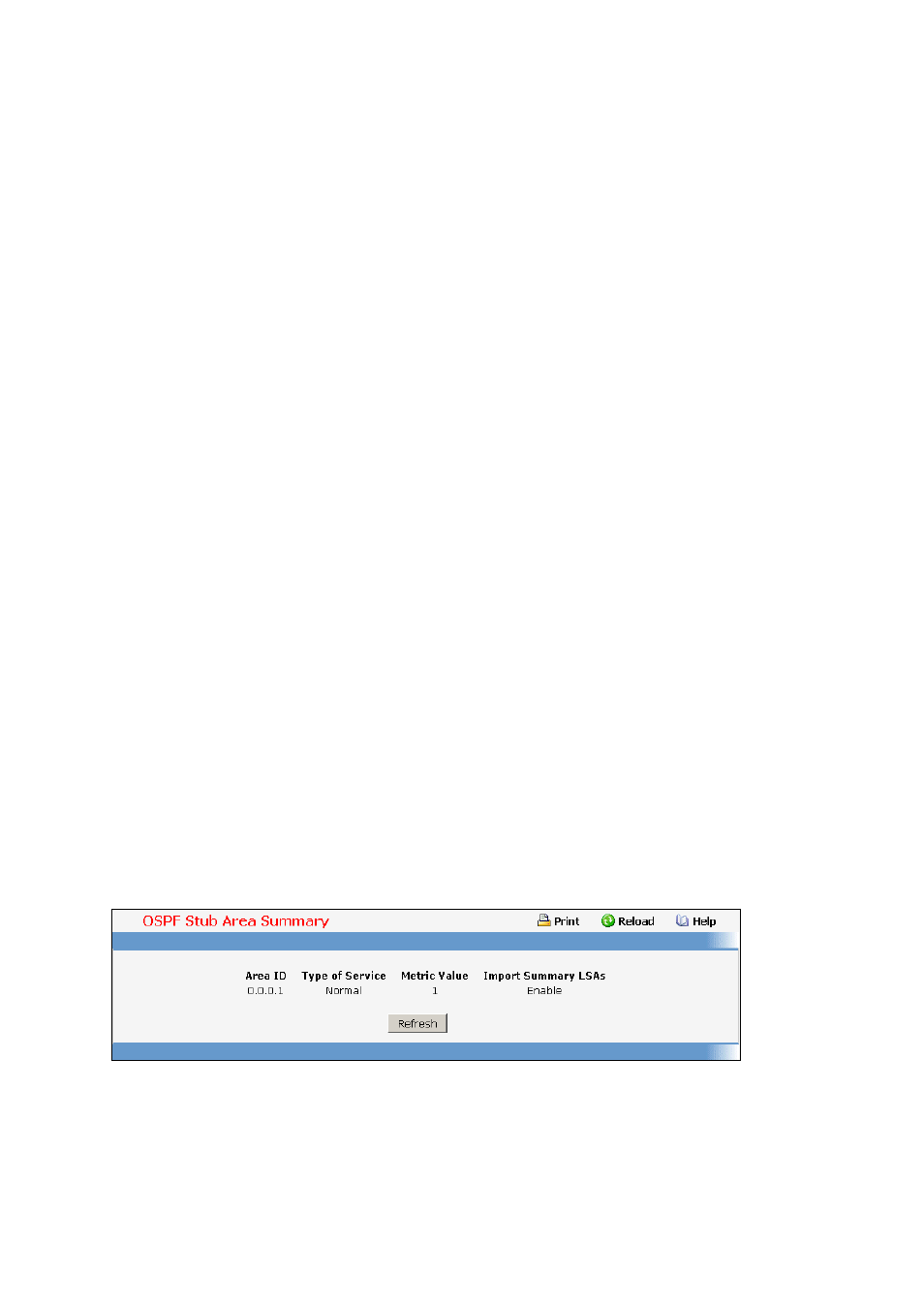 3 viewing stub area summary information | Fortinet 548B User Manual | Page 796 / 969