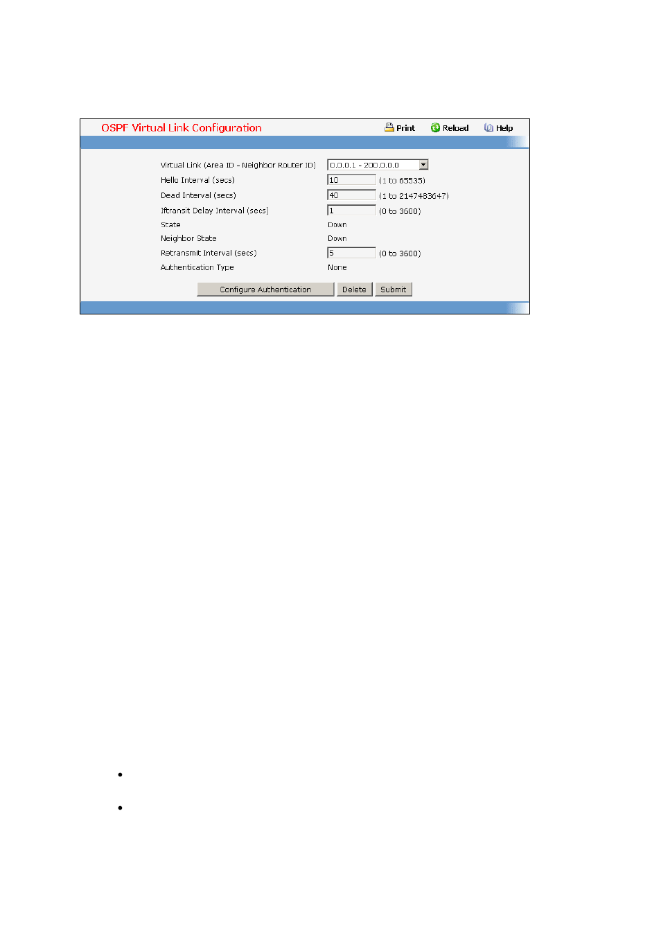 10 configuring ospf virtual link | Fortinet 548B User Manual | Page 807 / 969