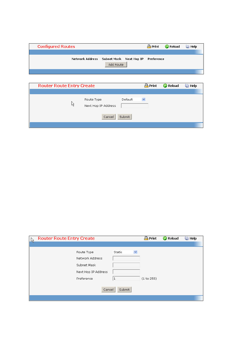 4 configuring (static) routes entry | Fortinet 548B User Manual | Page 824 / 969