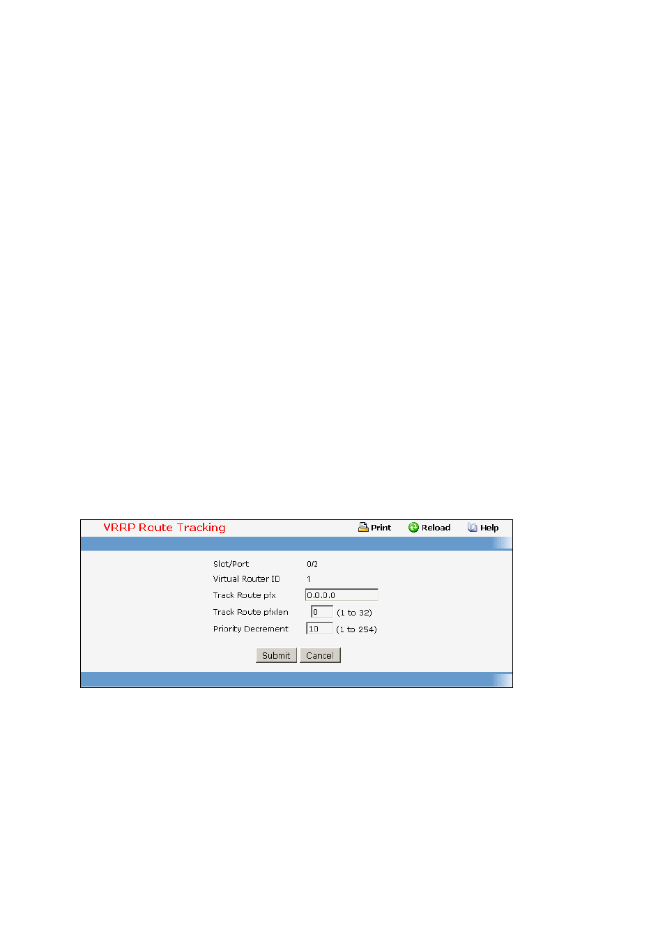 7 configuring vrrp track route | Fortinet 548B User Manual | Page 832 / 969