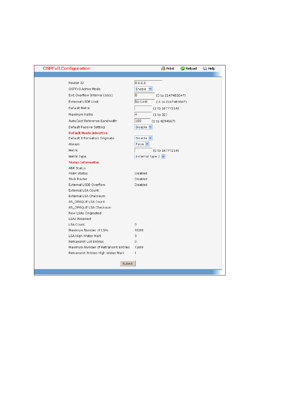7 managing ospfv3 protocol | Fortinet 548B User Manual | Page 871 / 969