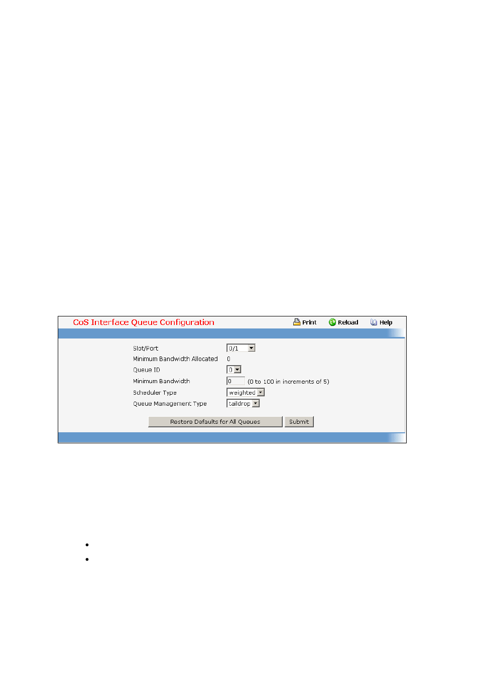 4 configuring cos interface queue | Fortinet 548B User Manual | Page 920 / 969