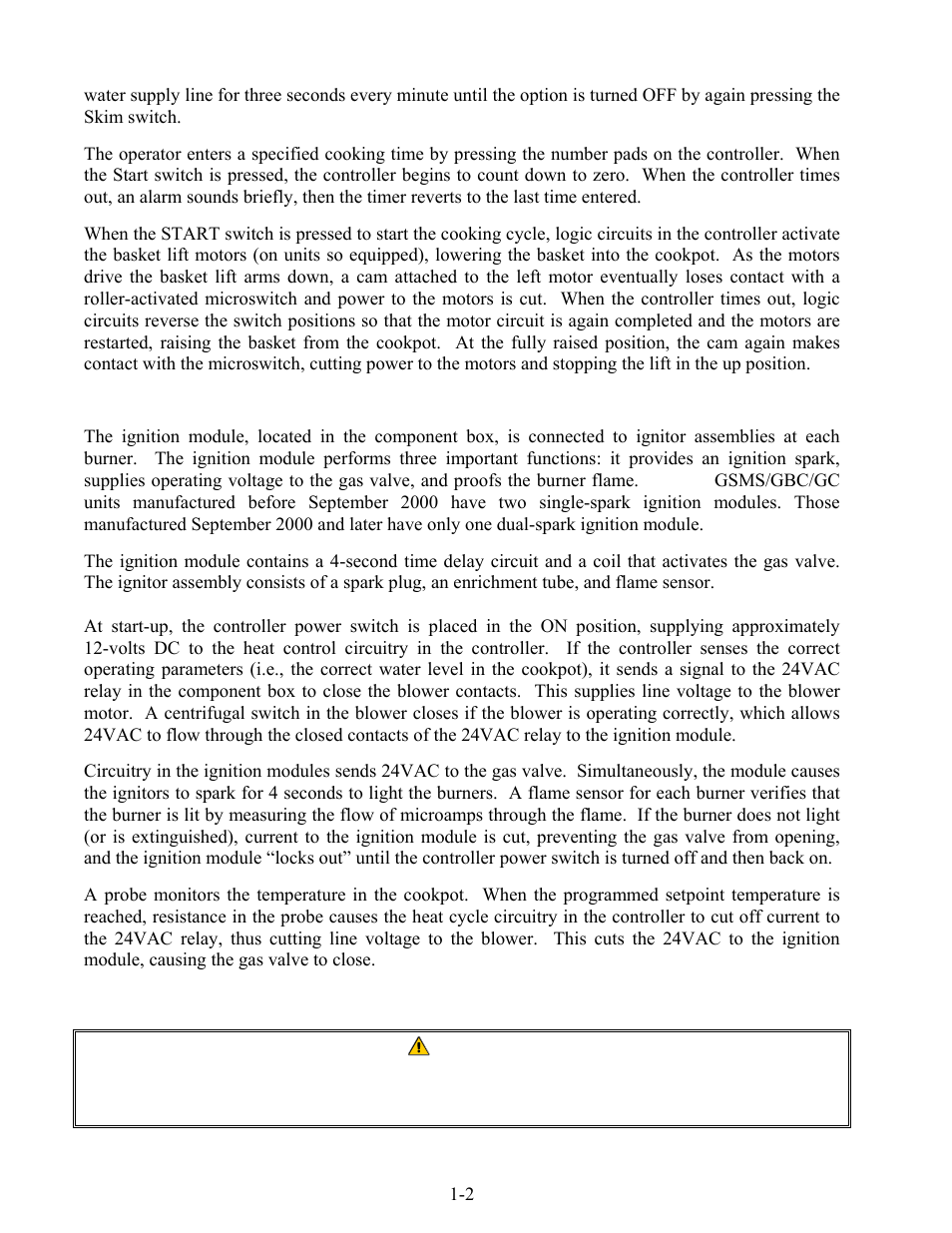 Frymaster GBC  EN User Manual | Page 5 / 48