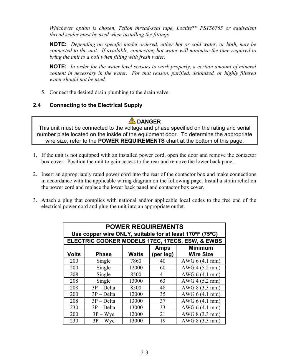 Frymaster 17EC User Manual | Page 13 / 96