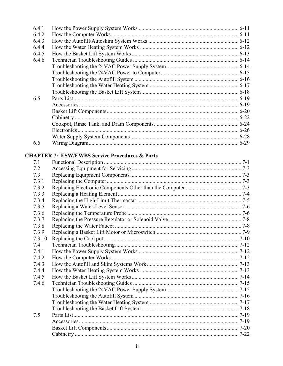 Frymaster 17EC User Manual | Page 4 / 96