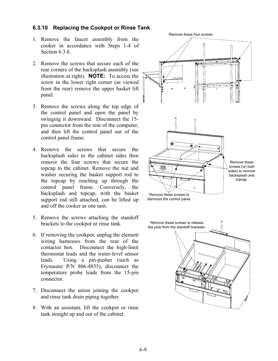 Frymaster 17EC User Manual | Page 41 / 96