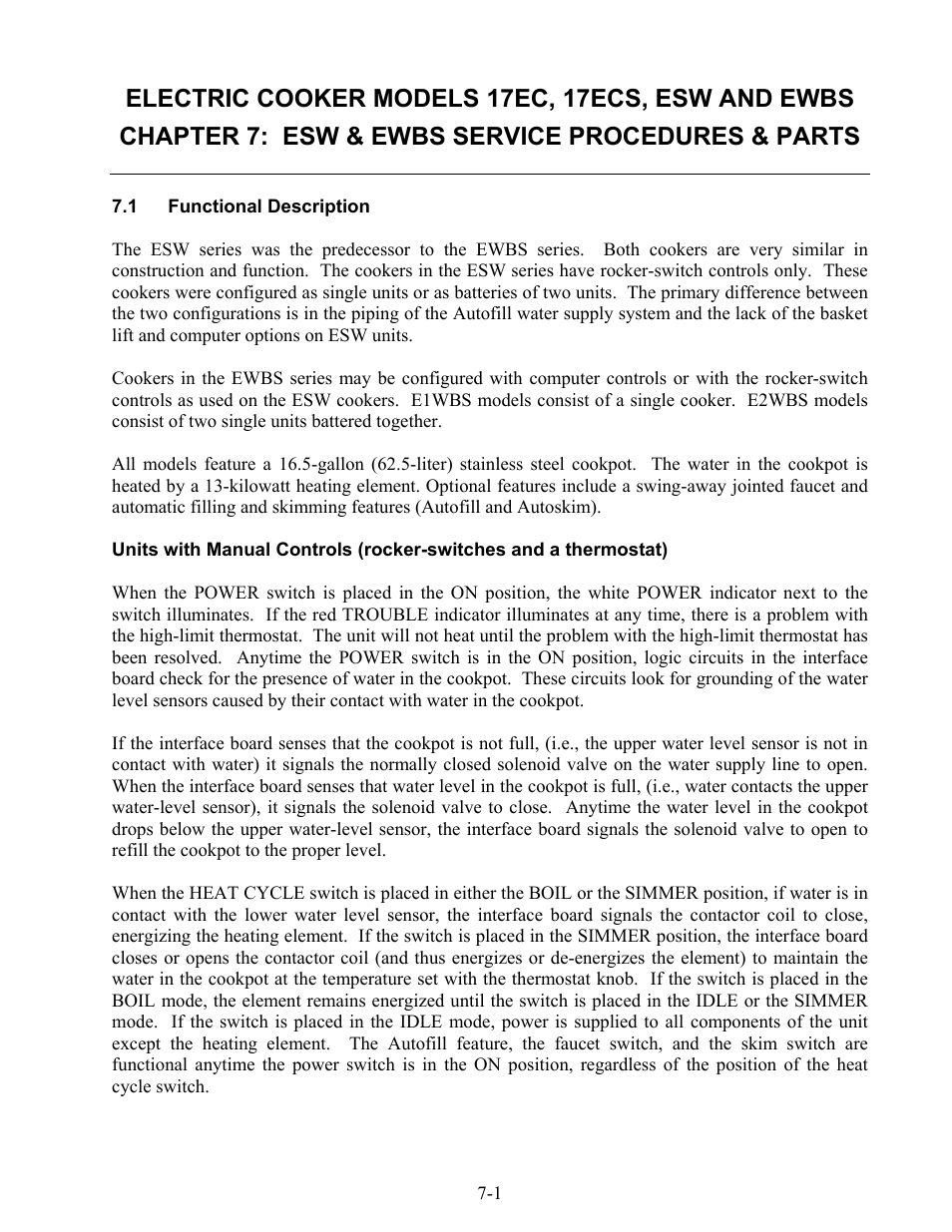 Frymaster 17EC User Manual | Page 65 / 96