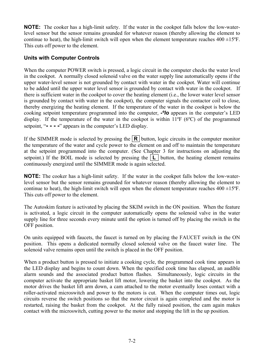 Frymaster 17EC User Manual | Page 66 / 96