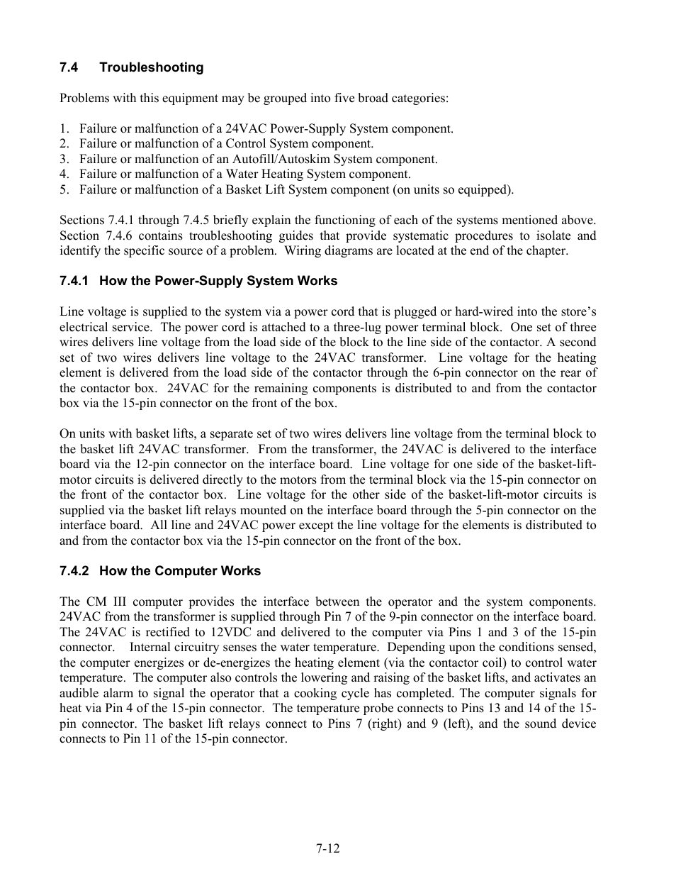 Frymaster 17EC User Manual | Page 76 / 96
