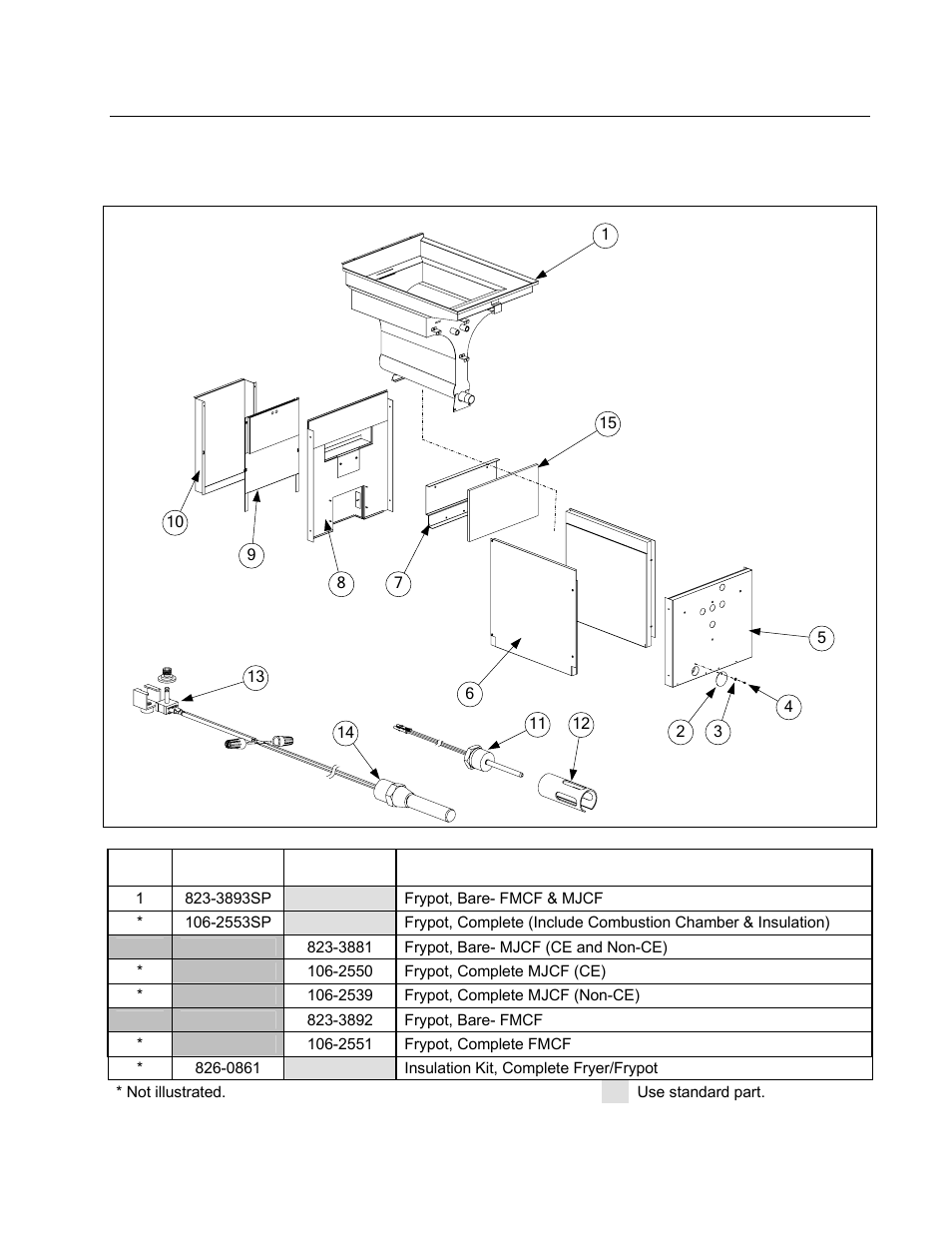 8 frypot, high-limit and probe components | Frymaster FMCFE User Manual | Page 74 / 88