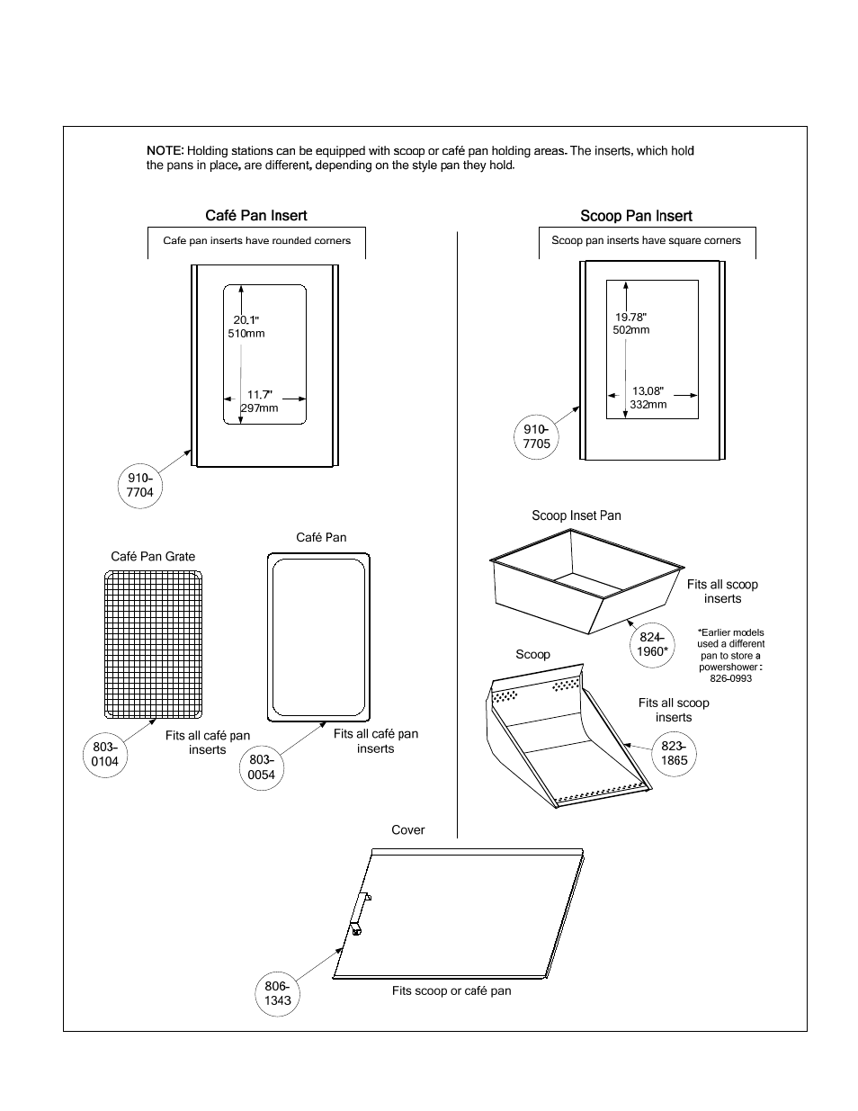 Heat lamps/food warmers | Frymaster FWH-1 User Manual | Page 9 / 14