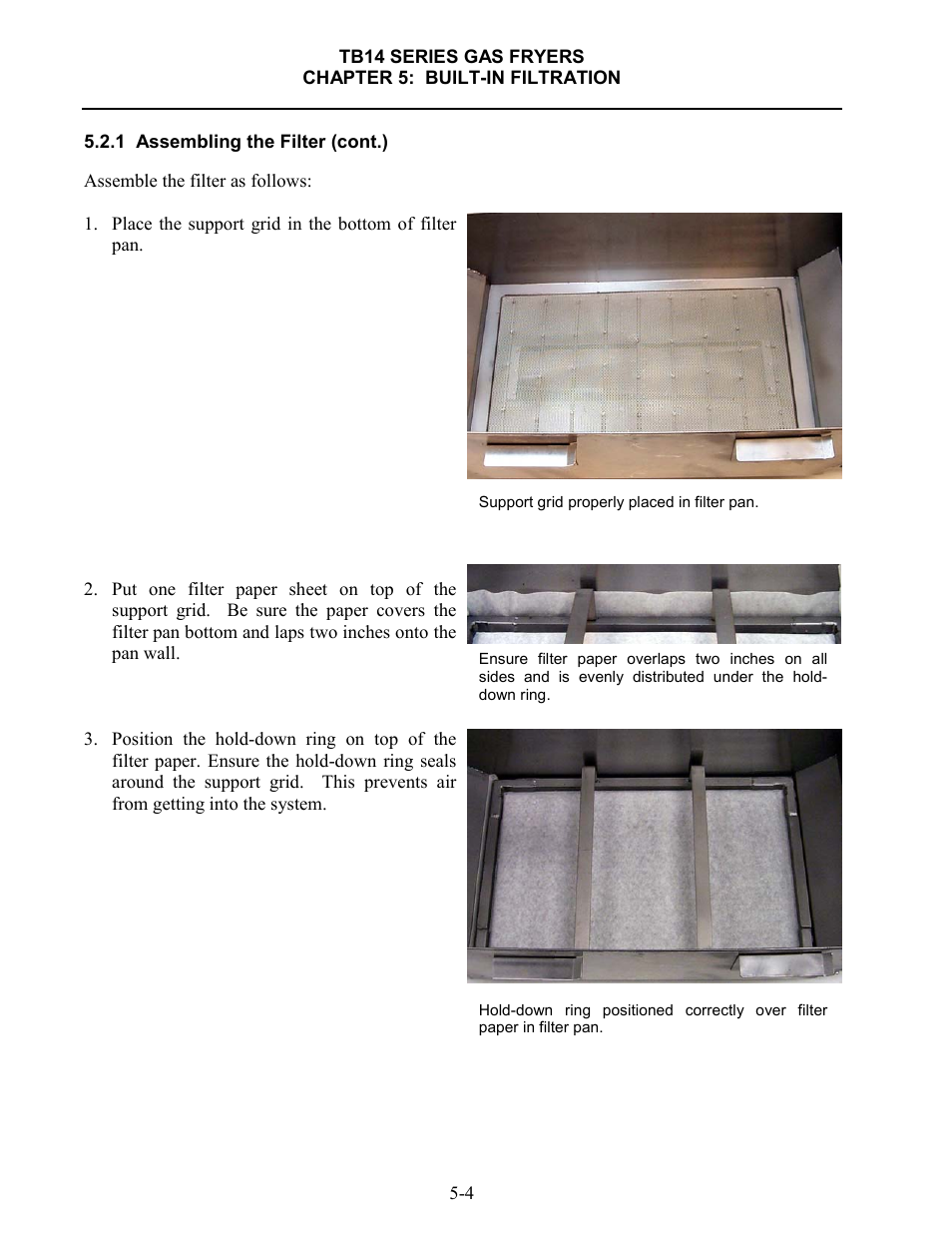 Frymaster TB14 User Manual | Page 26 / 60