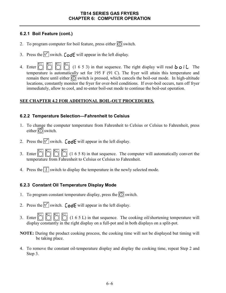 Frymaster TB14 User Manual | Page 41 / 60