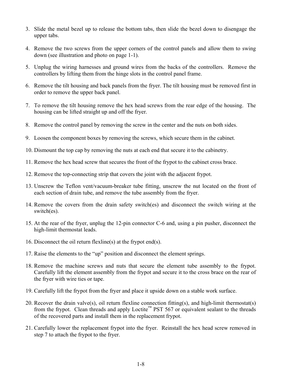 Frymaster FOOTPRINT E4 User Manual | Page 13 / 88