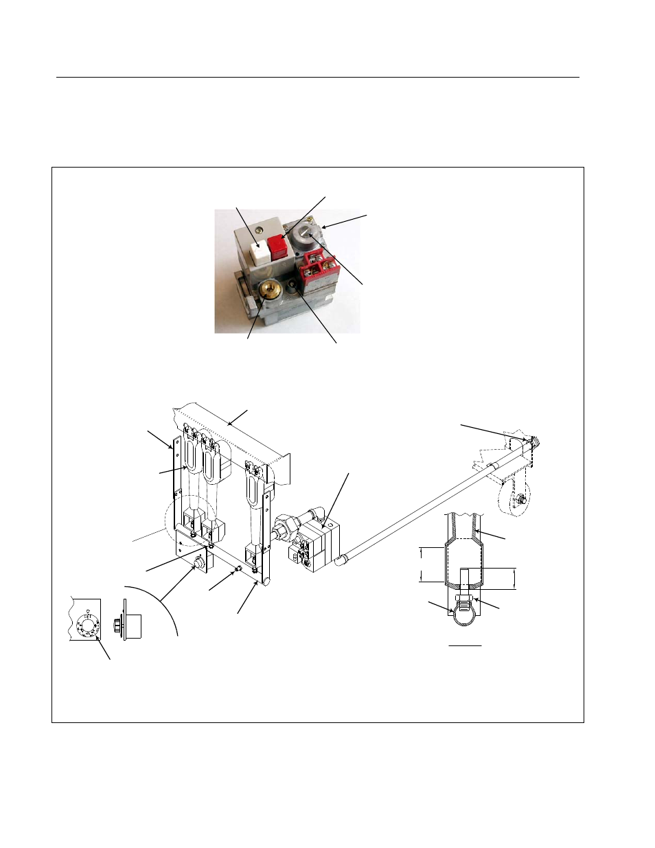 7 gas conversion procedures (cont.), Ce gas valve | Frymaster SM80 User Manual | Page 25 / 40