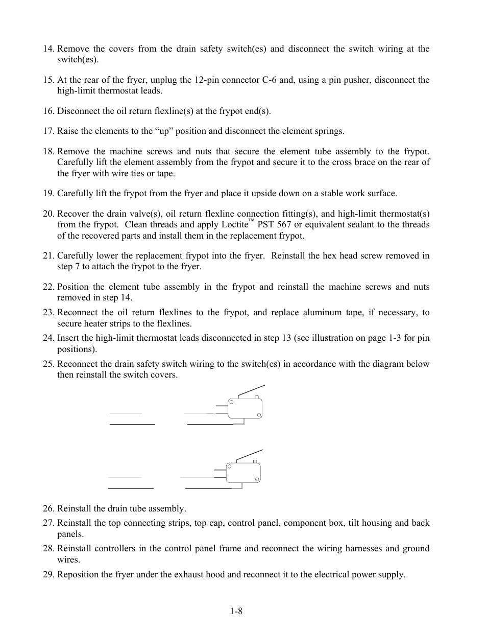 Frymaster FOOTPRINT RE80 User Manual | Page 13 / 64